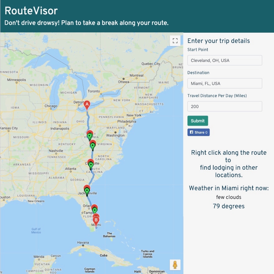 RouteVisor image