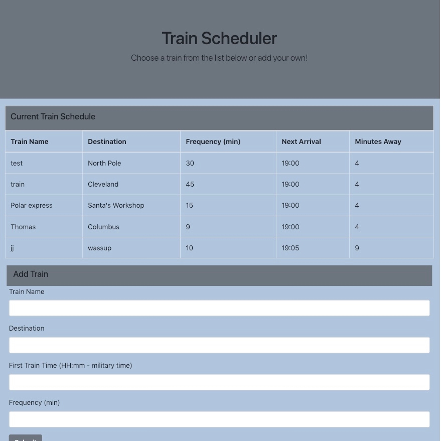 Train Scheduler image